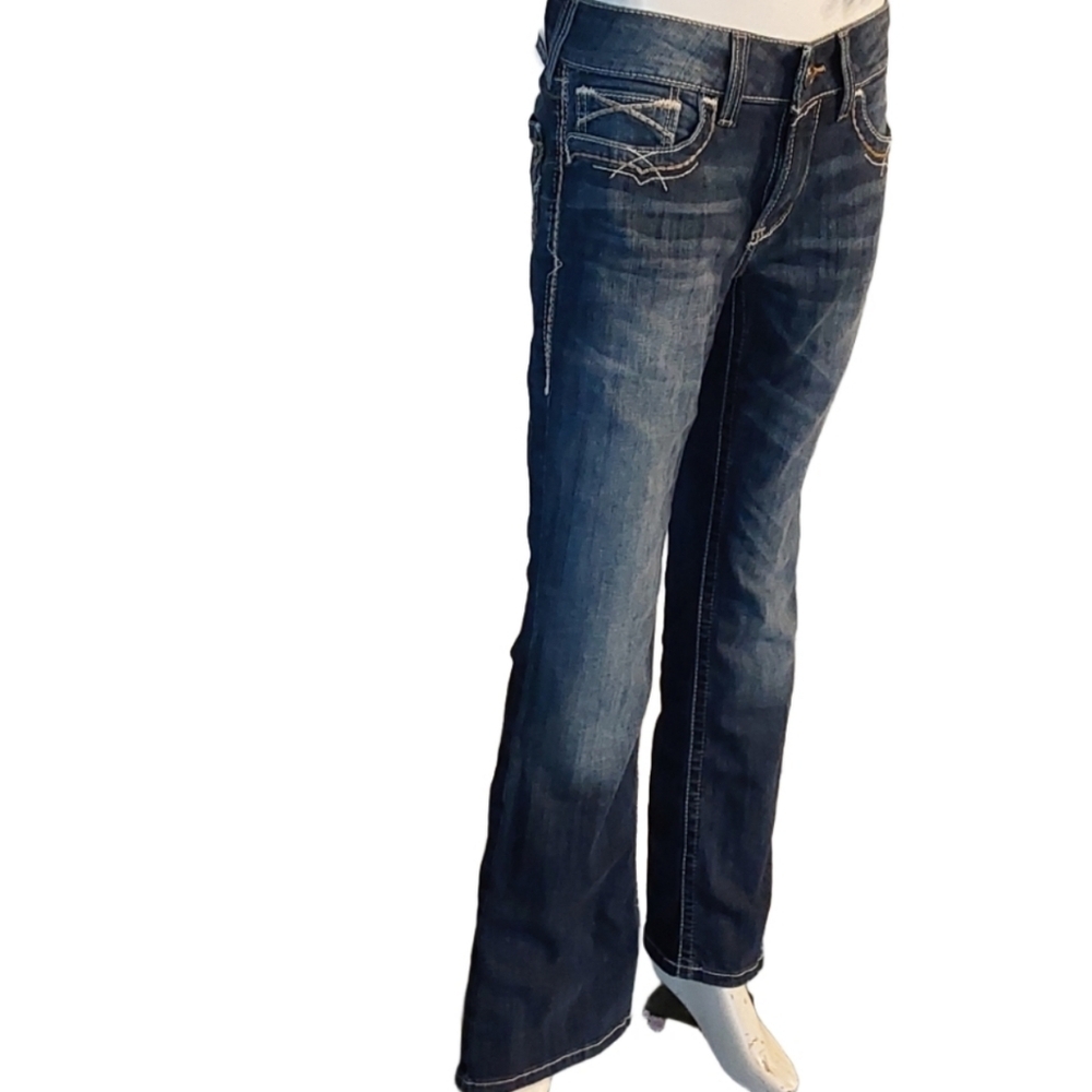 ARIAT R.E.A.L MID RISE WOMEN'S BOOTCUT JEANS SIZE 30 - Picture 7 of 8